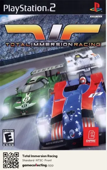 Total Immersion Racing PlayStation 2, NTSC box front
