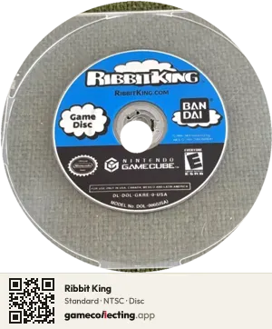 Ribbit King Nintendo GameCube, NTSC disc