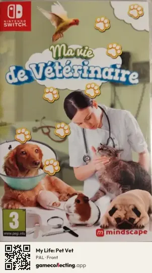 My Life: Pet Vet Nintendo Switch, PAL box front