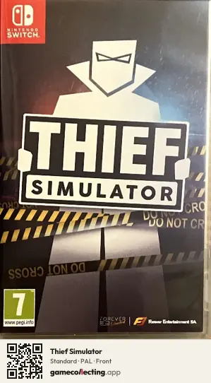 Thief Simulator Nintendo Switch, PAL box front