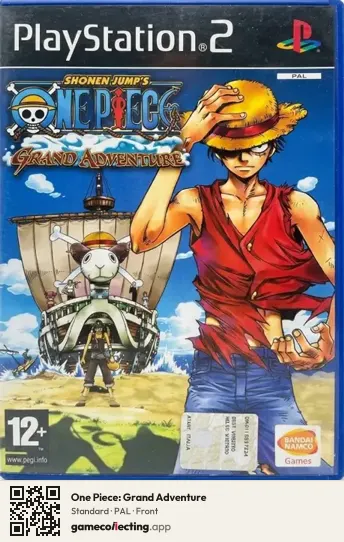One Piece: Grand Adventure PlayStation 2, PAL box front
