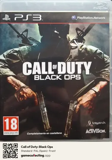 Call of Duty: Black Ops PlayStation 3, Spain box front