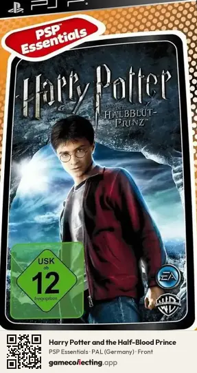 Harry Potter and the Half-Blood Prince PlayStation Portable, Germany box front
