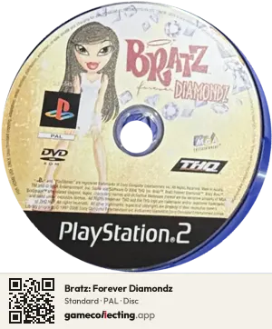 Bratz: Forever Diamondz PlayStation 2, PAL disc