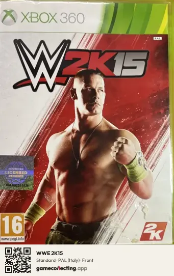 WWE 2K15 Xbox 360, Italy box front