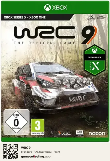 WRC 9 Xbox One, Germany box front