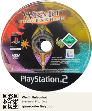 Wrath Unleashed PlayStation 2, PAL disc