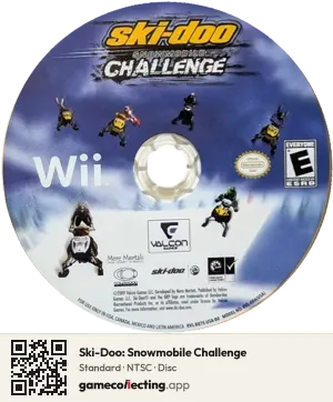 Ski-Doo: Snowmobile Challenge Nintendo Wii, NTSC disc