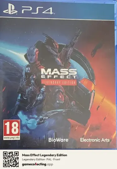Mass Effect Legendary Edition PlayStation 4, PAL box front