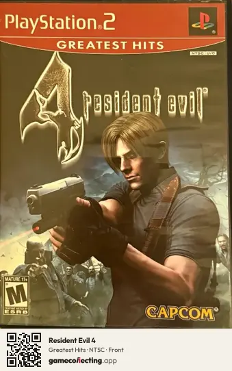 Resident Evil 4 PlayStation 2, NTSC box front