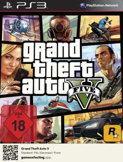Grand Theft Auto V PlayStation 3, Germany box front