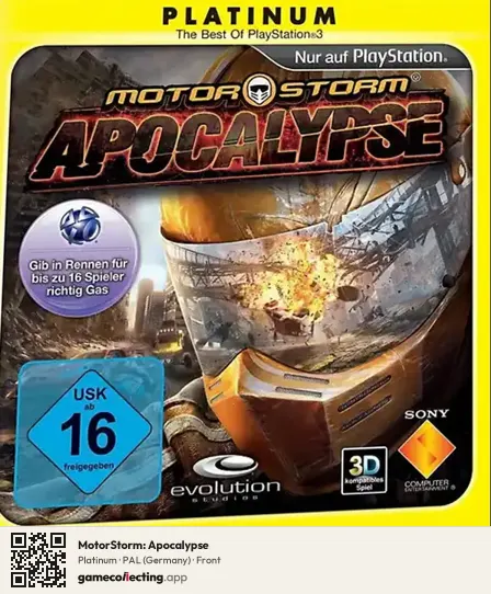 MotorStorm: Apocalypse PlayStation 3, Germany box front