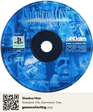 Shadow Man PlayStation, PAL disc