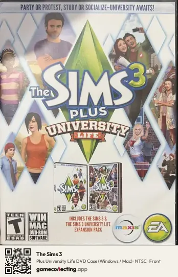 The Sims 3 Computer, NTSC box front