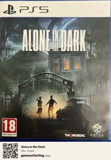 Alone in the Dark PlayStation 5, PAL box front