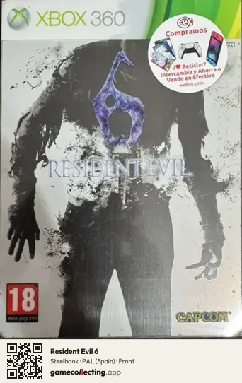Resident Evil 6 Xbox 360, Spain box front