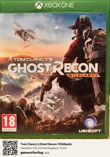 Tom Clancy's Ghost Recon: Wildlands Xbox One, United Kingdom box front