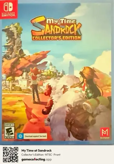 My Time at Sandrock Nintendo Switch, NTSC box front