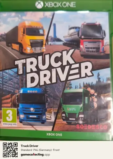 Truck Driver Xbox One, Germany box front