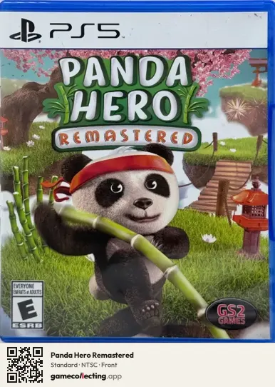 Panda Hero Remastered PlayStation 5, NTSC box front