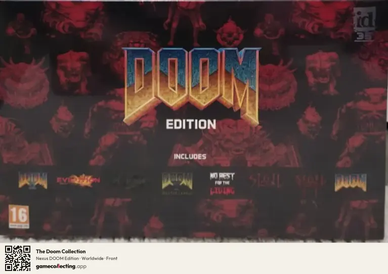The Doom Collection Evercade, Worldwide box front