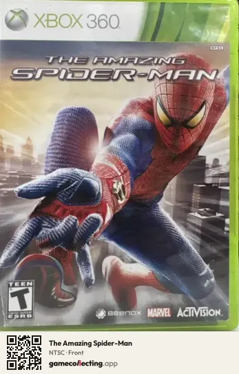 The Amazing Spider-Man Xbox 360, NTSC box front