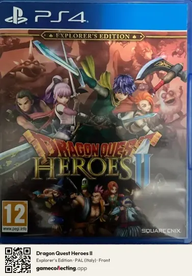Dragon Quest Heroes II PlayStation 4, Italy box front