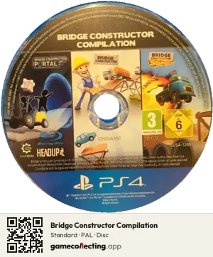 Bridge Constructor Compilation PlayStation 4, PAL disc