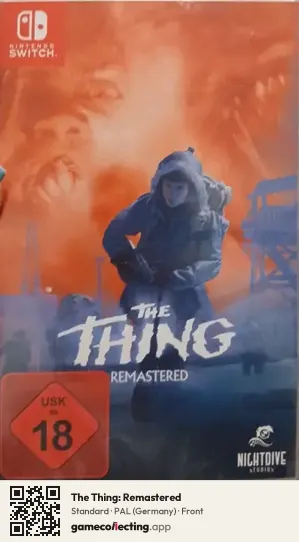 The Thing: Remastered Nintendo Switch, Germany box front