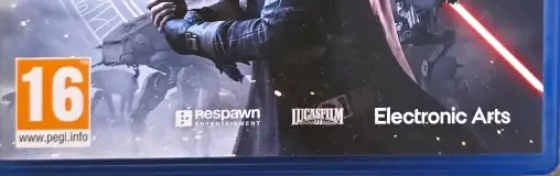 Star Wars Jedi: Fallen Order, the USK square on its front
