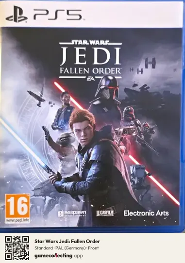 Star Wars Jedi: Fallen Order PlayStation 5, Germany box front