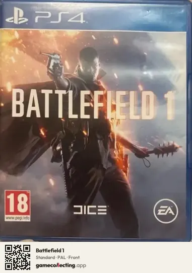 Battlefield 1 PlayStation 4, PAL box front