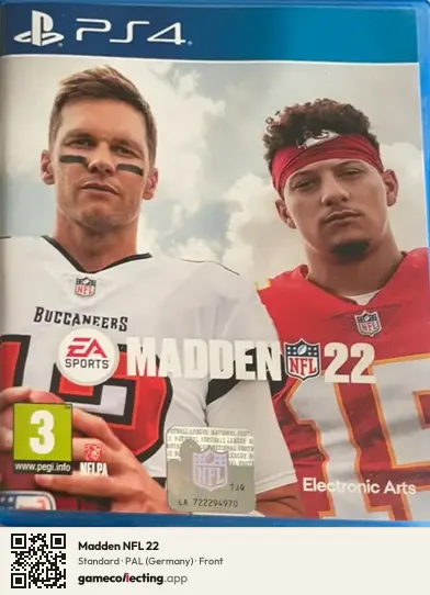 Madden NFL 22 PlayStation 4, Germany box front