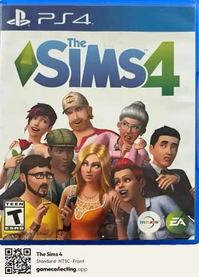 The Sims 4 PlayStation 4, NTSC box front