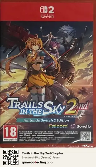 Trails in the Sky 2nd Chapter Nintendo Switch 2, France box front