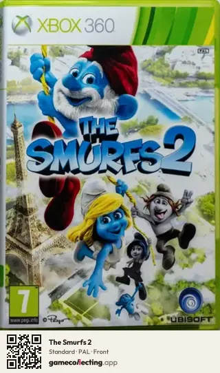 The Smurfs 2 Xbox 360, PAL box front