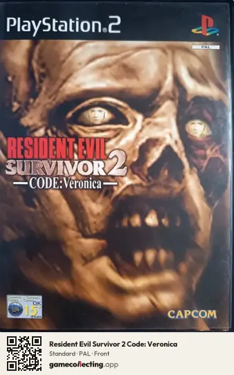 Resident Evil Survivor 2 Code: Veronica PlayStation 2, PAL box front