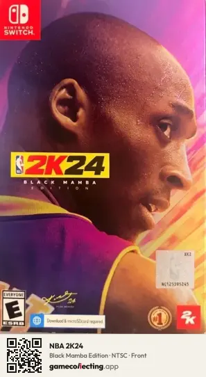 NBA 2K24 Nintendo Switch, NTSC box front