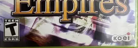 Dynasty Warriors 5: Empires, the Australian classification mark on its front