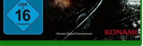 Metal Gear Solid Delta: Snake Eater, the USK square on its front