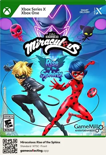 Miraculous: Rise of the Sphinx Xbox Series X, NTSC box front