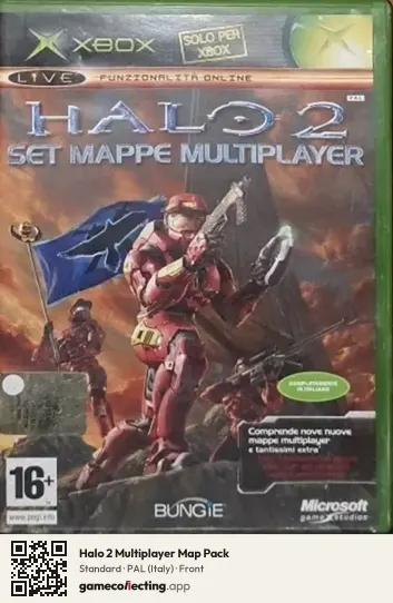 Halo 2 Multiplayer Map Pack Xbox, Italy box front