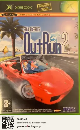 OutRun 2 Xbox, France box front