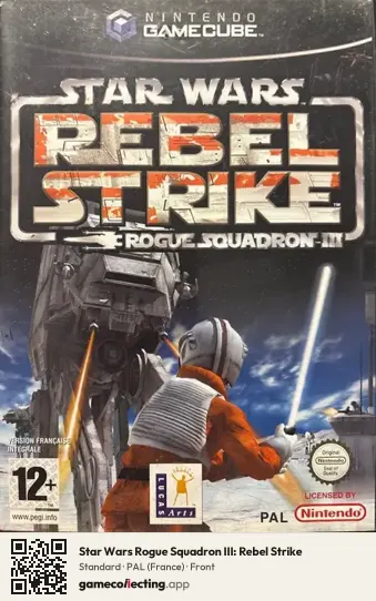 Star Wars Rogue Squadron III: Rebel Strike Nintendo GameCube, France box front