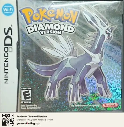 Pokémon Diamond Version Nintendo DS, North America box front