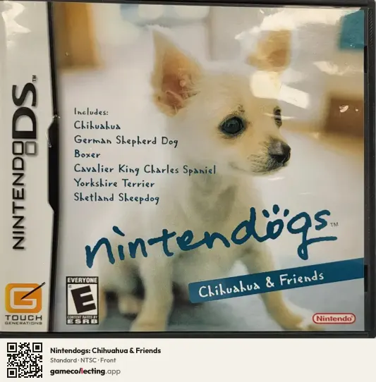 Nintendogs: Chihuahua & Friends Nintendo DS, NTSC box front