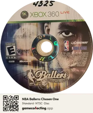 NBA Ballers: Chosen One Xbox 360, NTSC disc