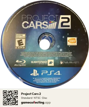 Project Cars 2 PlayStation 4, NTSC disc