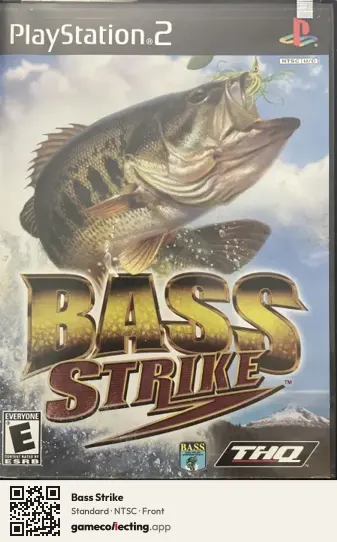 Bass Strike PlayStation 2, NTSC box front