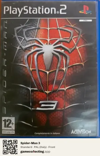 Spider-Man 3 PlayStation 2, Italy box front